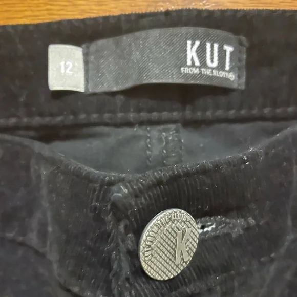 Kut From the Kloth BLACK Skinny Corduroy Pants - Picture 4 of 4